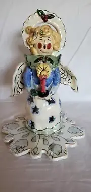 Blue Sky Clayworks Angel Tea Light by Heather Goldminc 2002