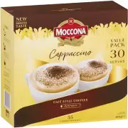 Moccona Coffee Sachets Cappuccino 30 Pack