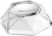 F Fityle Acrylic Crystal Ball Base Display Stand Transparent Pedestal Quartz Glass Sphere Holder for Soccer Volley Ball Desktop Ornament - Large