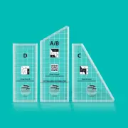 Creative Grids Scrap Crazy 8 Inch Template Set