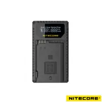 在飛比找松果購物優惠-【Nitecore】UNK1 雙槽LCD螢幕顯示USB充電器