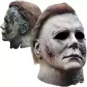Halloween Michael Myers Mask 2023 Halloween Horror Cosplay Costume Scar Mask