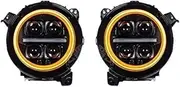 Auto Headlights Compatible For Jeep Wrangler JL JT 2018-2024 LED Car Front Lamps Assembly Upgrade Dynamic 4 Projector Lens Accessories