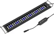 Led Aquarium Light With Timer Function, Adjustable White And Blue Lights, Waterproof Aquarium Lighting 43-60 Cm, 11 W, 760 Lm 43-60 Cm