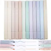 12pcs Bible Aesthetic Cute Highlighters With Chisel Tip, Pastel Highlighters Bible Highlighter Markers, Dry Fast Easy To Hold No Bleed Gel Highlighter