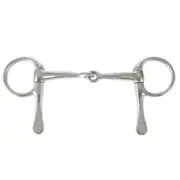 New! Stainless steel HALF CHEEK SNAFFLE BIT w/ Jointed mouth 6 SIZES!