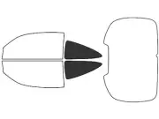 Rvinyl Window Tint Kit Fits Jaguar Xk-Series 1997-2004 (Convertible)
