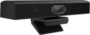 1080P Webcam 3-in-1 HD Video Conference Camera with Microphone and Speaker Auto Focus 360° Voice Pickup USB Plug & Play Compat with Windows Android for Video Conference/Online Black One Size