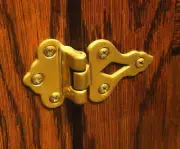 (5 Pack) Single Solid Brass Ice Box Hinge - Offset 3/8 inch DL-B324-POL