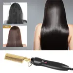 HOT ELECTRIC COMB WET AND DRY CURLING IRON HAIR CURLER COMB