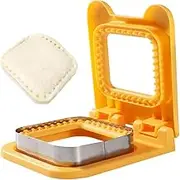 Sandwich Cutter and Sealer for Kids, Stainless Steel Sandwiches Cutting Molds Perfect for Edges Sandwich Cutters for Grilled Cheese Ham Sandwich, Great for Breakfast Sandwich Making Lunchbox