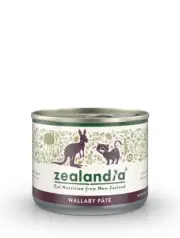 ZEALANDIA Wallaby Pate Cat With Deboned Wallaby Cat Wet Food Can 24 x 170g