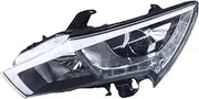 Automobile Halogen Headlight Assembly with Light Bulb Front Lamp Lighting Compatible with BYD Qin