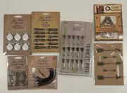 Tim Holtz Idea-ology Lot Pen Nibs Enamel Tags Trinket Memo Pins Arrows Clocks