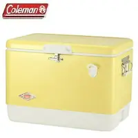 在飛比找樂天市場購物網優惠-[ Coleman ] 51L經典鋼甲冰箱 檸檬黃 / 公司
