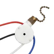 1PCS Ceiling Fan Lights Switch ZingEar ZE-208S E89885 3 Speed 4 Wire Fan Switch Pull Chain ,Fan Lights Switch,Bronze