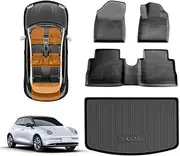 X-CAR 3D All-Weather Floor Mat Boot Liner Carpet for GWM Ora 2023-2025 Heavy Duty Cargo Trunk Mat Luggage Tray
