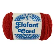 Elefant Cord 100% Textured Herculon Olefin 5mm Red T57 50 YDS Macrame Cord New