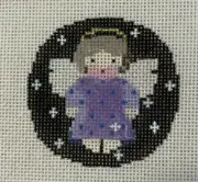Associated Talents Little Angel Needlepoint Canvas Hand Painted CT591 Christmas