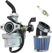 PZ22 Carburetor for 110cc 125cc Dirt Bikes Pit Bike Monkey Scooter ATV Quad Go Karts 22mm Carb with Air Filter Spark Plug by TOPEMAI