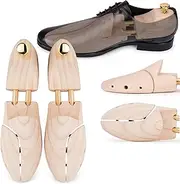 [SULPO] Shoe Tree Men & Women Made of Pine Wood - Shoe Shaper Wood - Wooden Shoe Stretcher - For Longer Durability of Your Shoes - Elegant Design