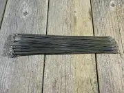 DT SWISS 1.8/1.2/1.8 262MM SILVER SPOKES J-BEND DOUBLE BUTTED QTY 76