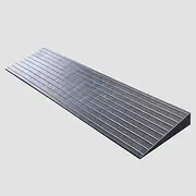 Rubber Threshold Ramp Portable Wheelchair Ramp 1.2" 1.6" 2" Rise Driveway Curb Ramps Lightweight Non-Slip Handicap Ramp(80 * 22 * 5cm/31 * 8.6 * 2in)