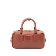 [Miu Miu] Miu Miu Arcadie Logo-plaque Top-handle Tote Bag ONE SIZE NEUTRALS