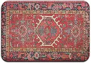 Persian Rugs Front Door Mat Large Outdoor Indoor Entrance Doormat -Waterproof Low Profile Door Mats Stylish Welcome Mats Garage Patio Snow Scraper Front Doormats