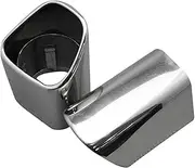 Car Silencers Car Accessories Exhaust Tip Stainless Steel Auto Exhaust Pipe Muffler Tip Car Tail Pipe Fit For VOLVO XC60 V60 S60 XC90 Parts Exhaust Muffler