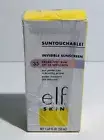 E.L.F. SKIN Suntouchable Invisible Sunscreen + Primer SPF 35 1.69 fl oz Exp 6/25