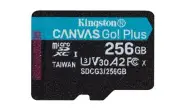 Kingston 256GB Canvas Go Plus microSD Card UHS U3 4K UHD Waterproof Fast Speed