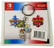 Pokémon Sword & Shield Keychain Grookey Sobble Scorbunny – Brand New