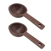 Wooden Coffee Spoon in Walnut, Coffee Spoon, Coffee Scoop Wooden Measuring Sp...