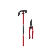 Milwaukee Conduit Bender 1" Iron w/ Handle + 7-in-1 9" Wire Strippers Pliers