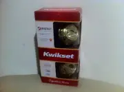 New Kwikset 985 Double Cylinder Deadbolt featuring SmartKey® in Polished Brass