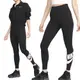 Nike Sportswear 女 黑 基本款 高腰 圖樣 內搭褲 長褲 束褲 DV7792-010