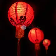 Traditional Chinese New Year Paper Lantern String Light COMBO Kit (31 FT, EXPAND