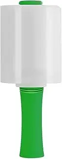 Industrial Clear Stretch Wrap Film 5.1inch 1000ft for Pallet Wrap with Plastic Handle, Self Adhering Packing