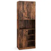 Costway 166cm Buffet Sideboard Kitchen Pantry Storage Cabinet