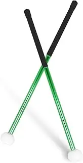 NULYLU 2pcs Bass Drum Mallets with Felt Heads Durable Percussion Drumsticks Stylish for Performance and Practice Quality Drum Accessories
