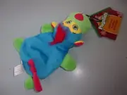 Laying Plush MONKEY Pugslies Dog Interactive Squeaker Toy
