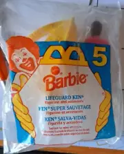 Vintage McDonald’s Happy Meal Toys Barbie And Ken Life Guard 1994 Sealed