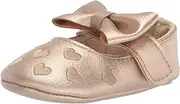 [DEBAIJIA] Baby Girl Princess Shoes Toddler Lovely Spring Flower Bowknot Heart Spot Pattern Crown Lace Soft Sole Anti-Slip Leather Fashion Casual Suitable for 6-18 Months Infant Design