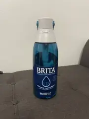 Brita Hard-Sided Plastic Premium Filtering Water Bottle, BPA-Free Reusable, 36oz