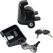 Hitch Locks with Keys - Hitch Coupler Lock Kit - Heavy Duty Locking Device for Marine Tow Boat Kayak RV Travel