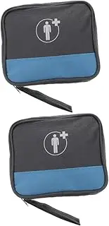 Gatuida Pcs Compact Travel Medicine Bag Portable First Aid Kit Multiple Compartments for Home Car Outdoor Use