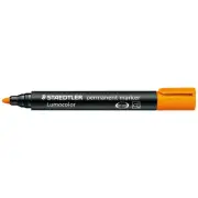 Staedtler Lumocolour Permanent Marker Bullet Orange