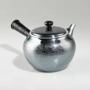 日本進口泡茶壺銀川堂純手工側把銀壺功夫茶具烏龍茶壺日式小茶壺