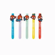 Yoobi Multicolor Mini Markers with Interchangeable Spider-Man Charms 5-Packs